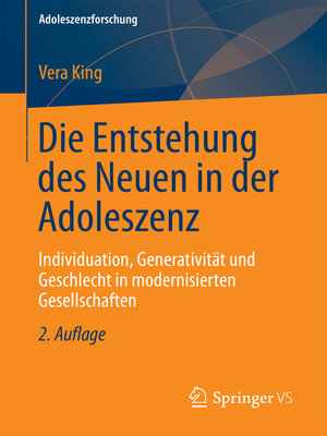 cover image of Die Entstehung des Neuen in der Adoleszenz